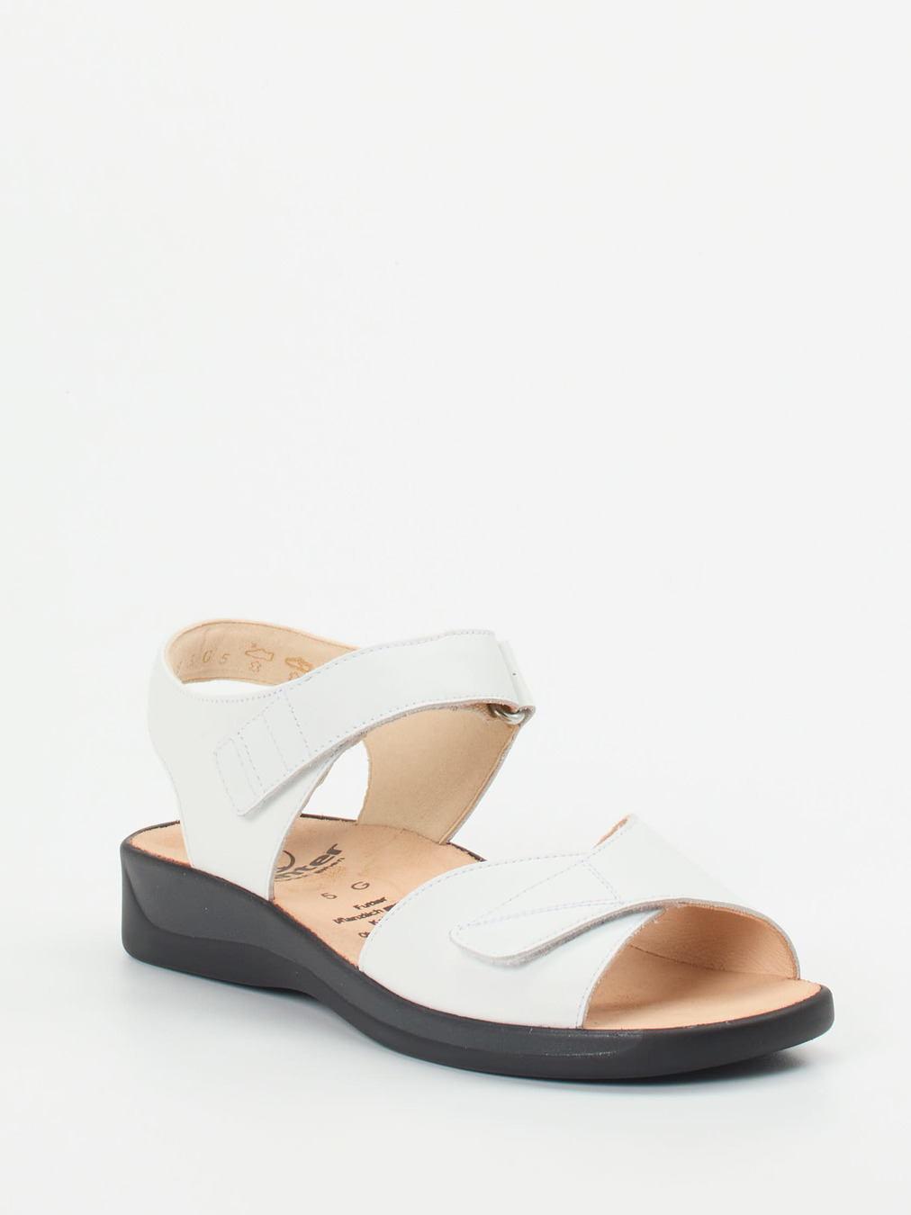 Ganter – Komfortsandale aus Kalbleder Weiß