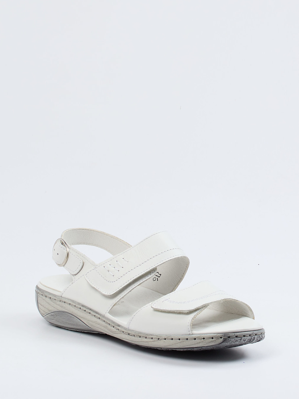 Waldläufer – Komfortsandalen aus Kalbleder weiß