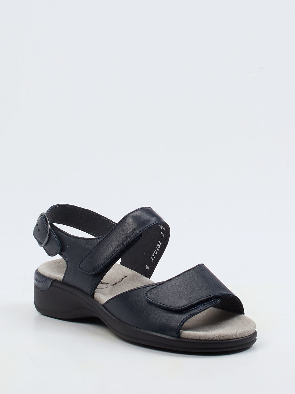 Semler – Komfortsandalen aus Kalbleder dunkelblau