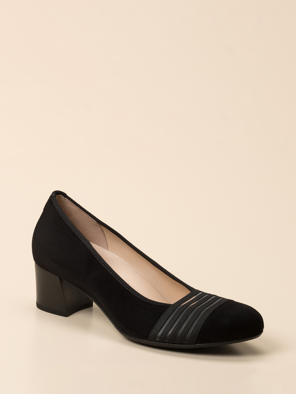 Hassia – Pumps aus Veloursleder Schwarz