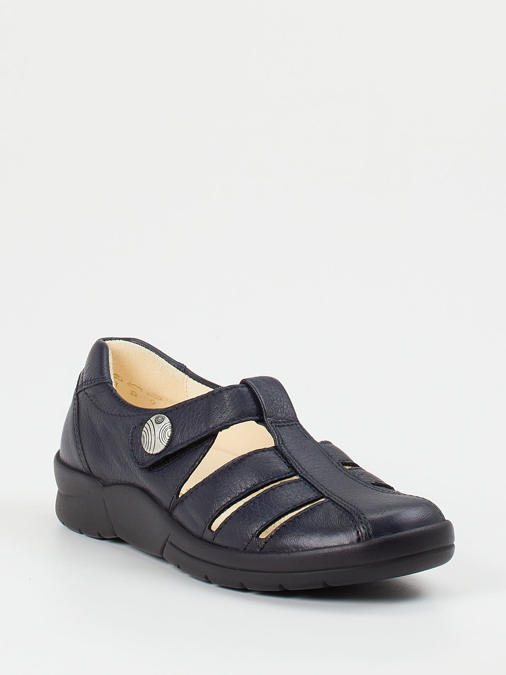 Christian Dietz – Spangenschuh aus Kalbleder Dunkelblau