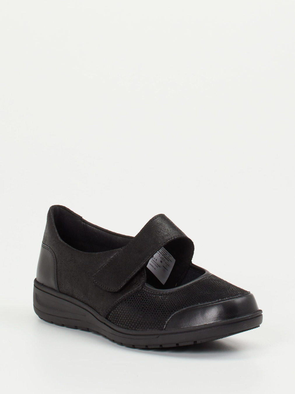 Solidus – Komfort-Mary Janes aus Kalbleder schwarz