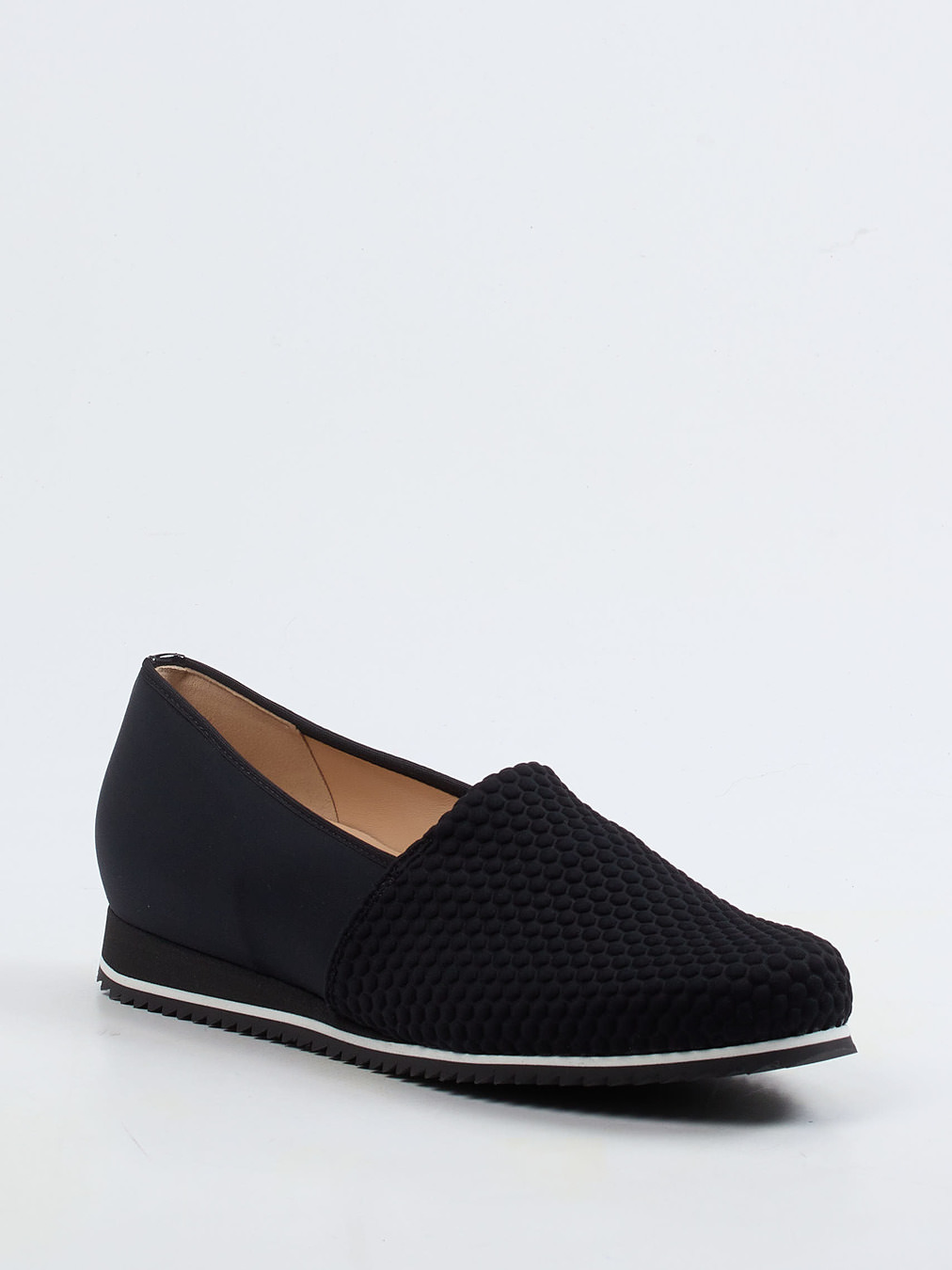 Hassia – Komfort-Slipper aus Textil in Schwarz