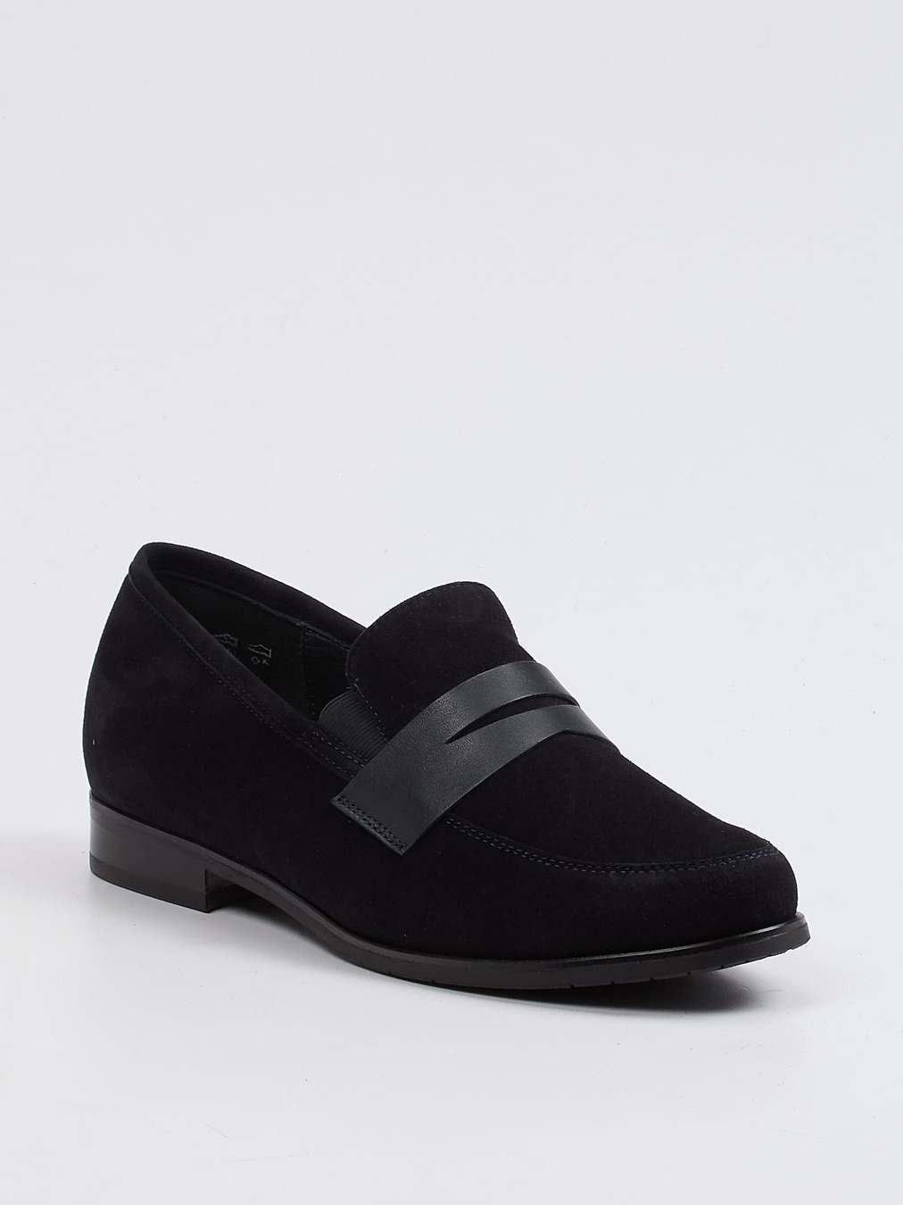 Semler – Loafer aus Veloursleder in Blau