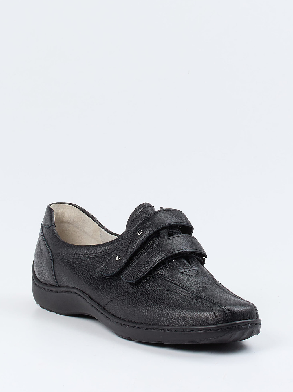 Waldläufer – Komfortschuh aus Kalbleder schwarz