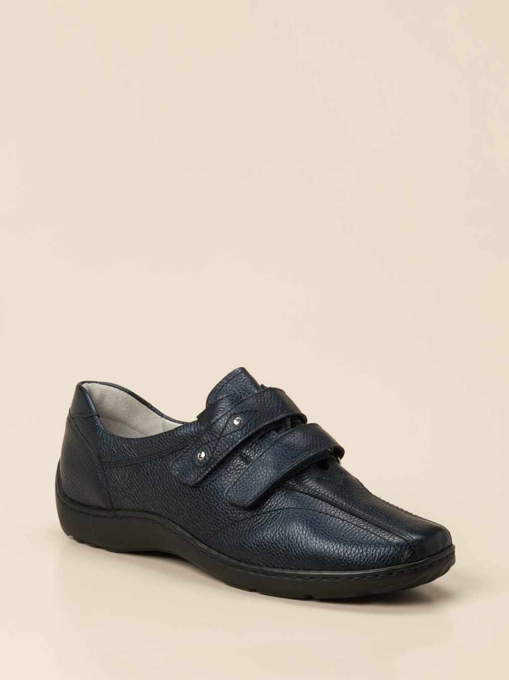 Waldläufer – Klettslipper aus Kalbleder Dunkelblau