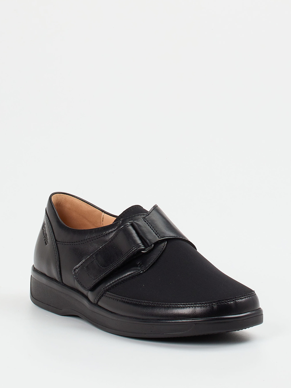 Ganter – Klettschuh aus Kalbleder schwarz