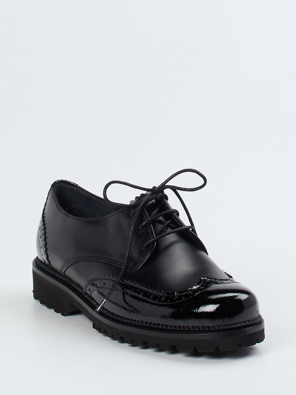 Christian Dietz – Derby Brogues aus Lackleder Schwarz
