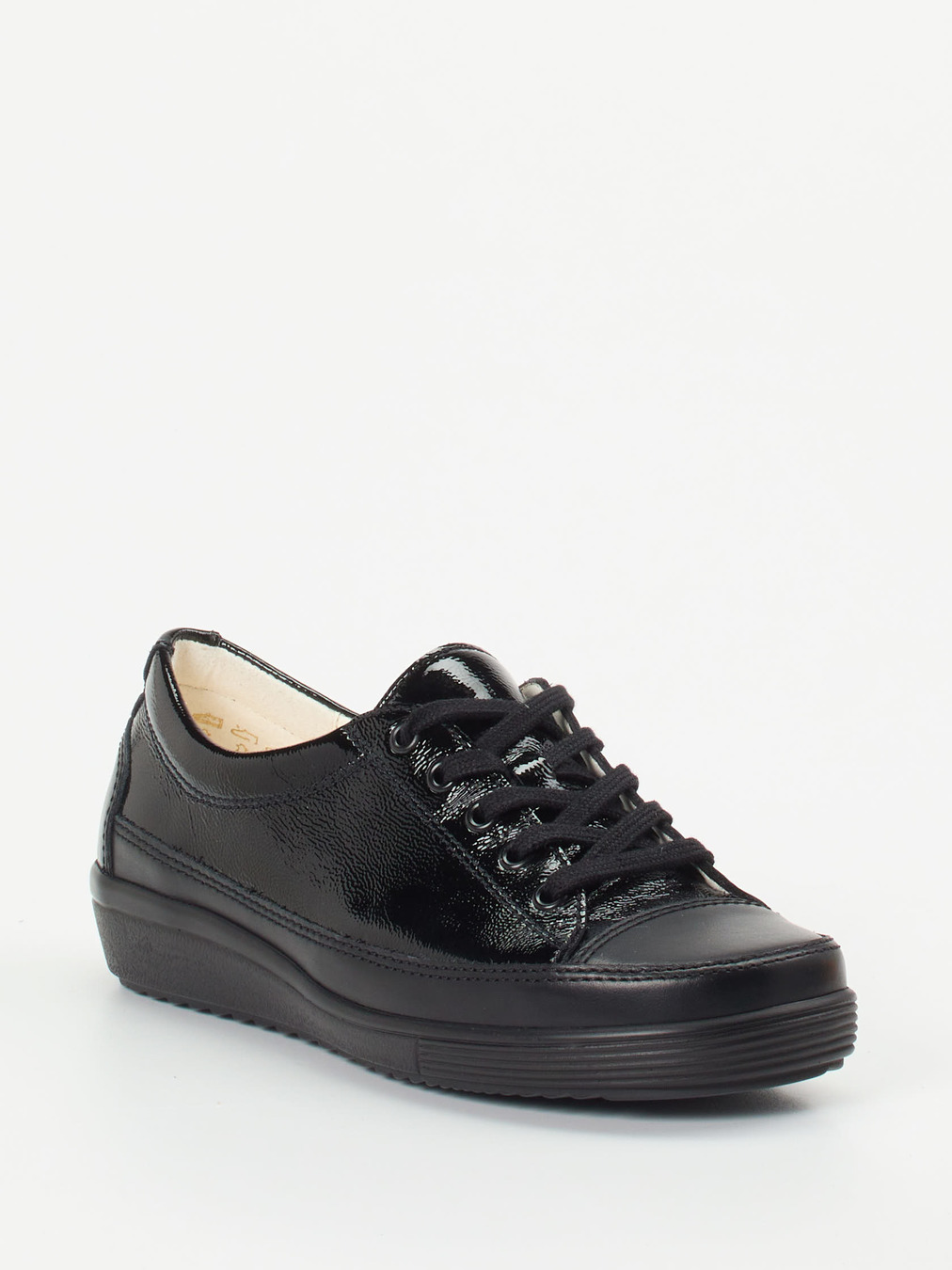 Christian Dietz – Komfort-Sneaker aus Lackleder Schwarz