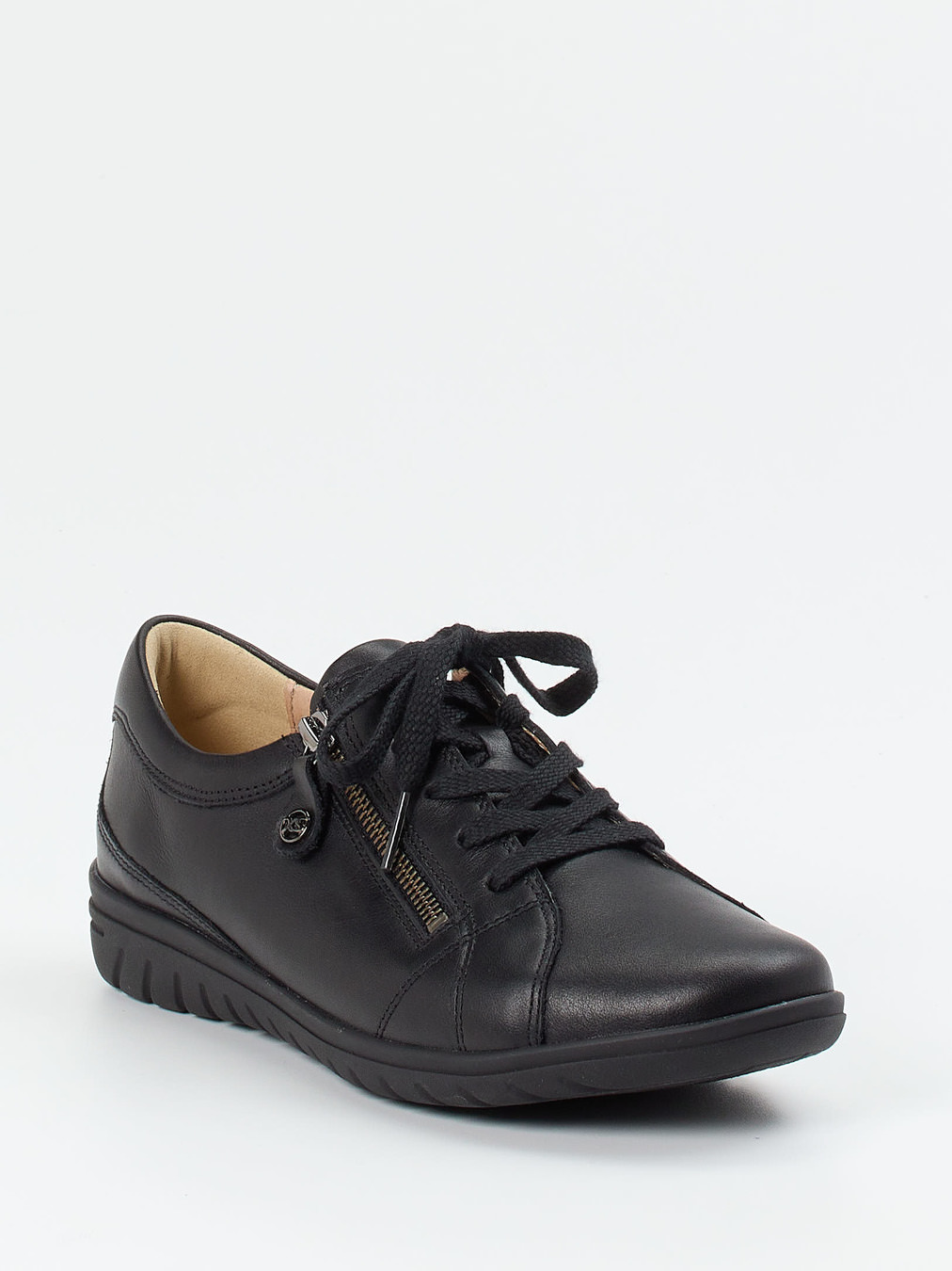 Hartjes – Komfort-Sneaker aus Kalbleder schwarz