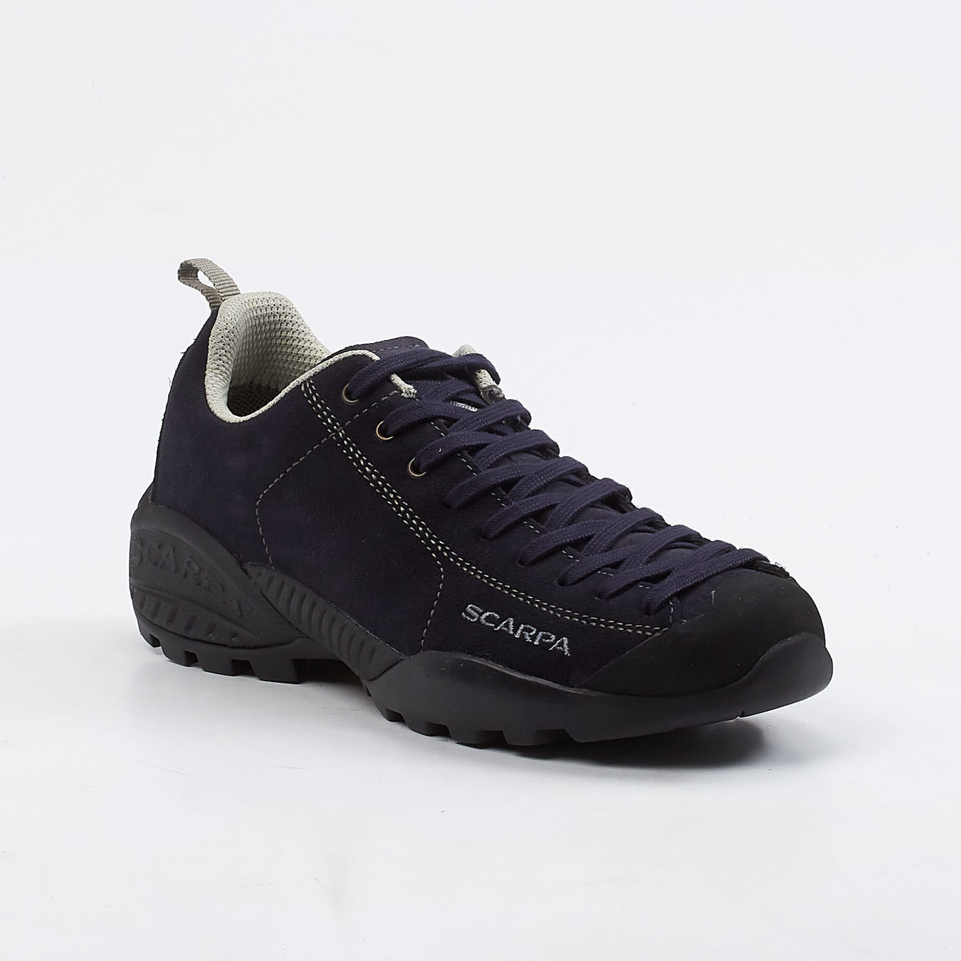 Scarpa – Halbschuh aus Veloursleder Dunkelblau