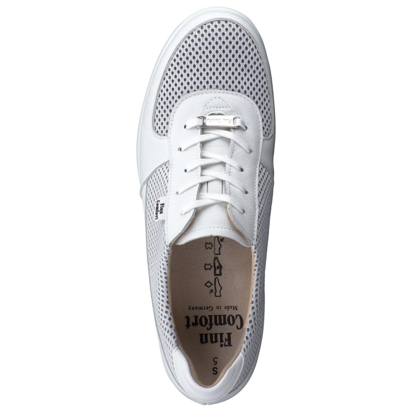 Buy Finn Comfort comfortable lace-up shoe in white