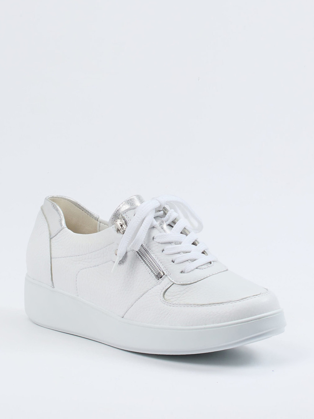 Waldläufer – Komfort-Sneaker aus Hirschleder Weiß