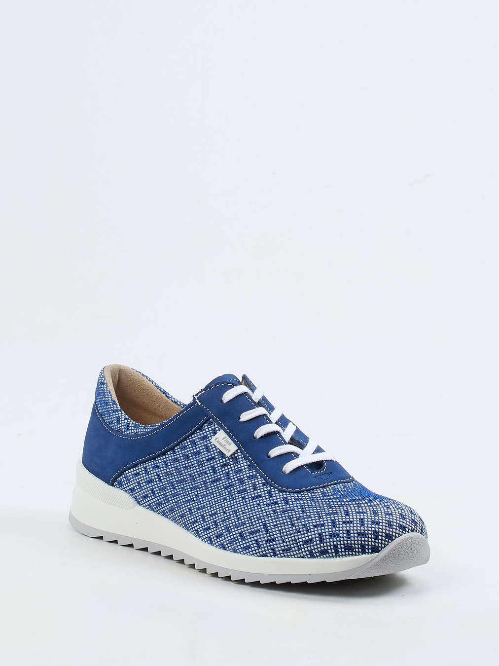 Finn Comfort – Komfort-Sneaker aus Textil in Kobaltblau