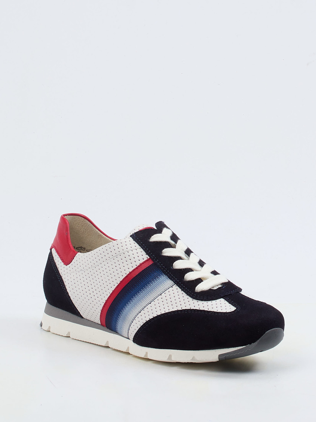 Semler – Retro-Sneaker aus Kalbleder Weiß