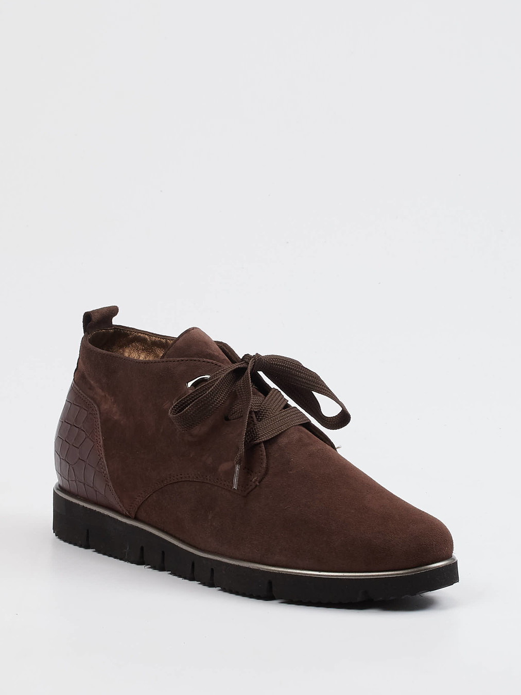 Hassia – Desert Boots aus Veloursleder braun