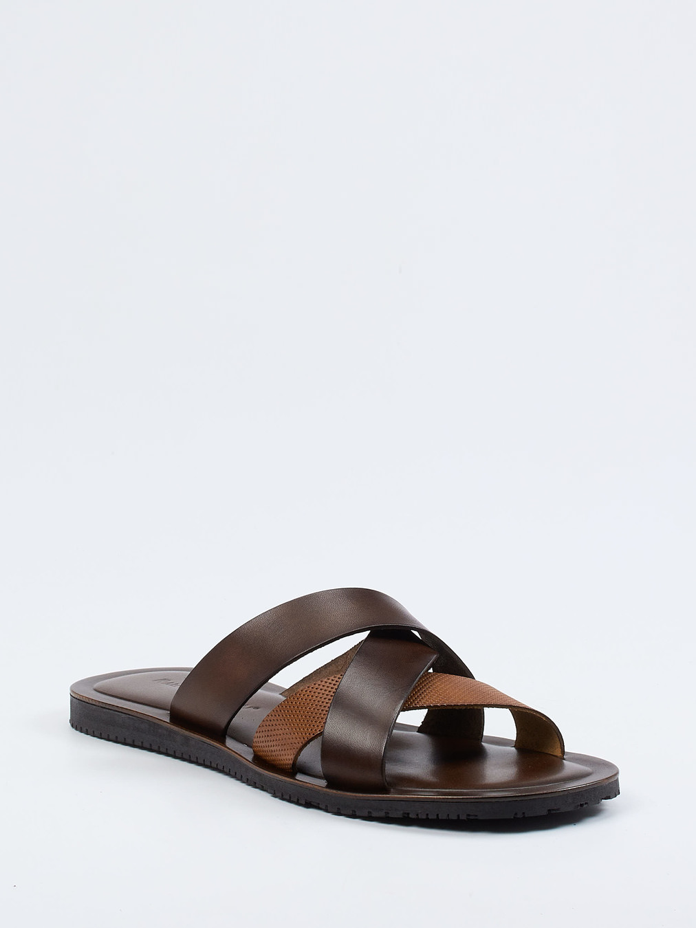 Ralph Harrison – Pantolette aus Kalbleder Dunkelbraun