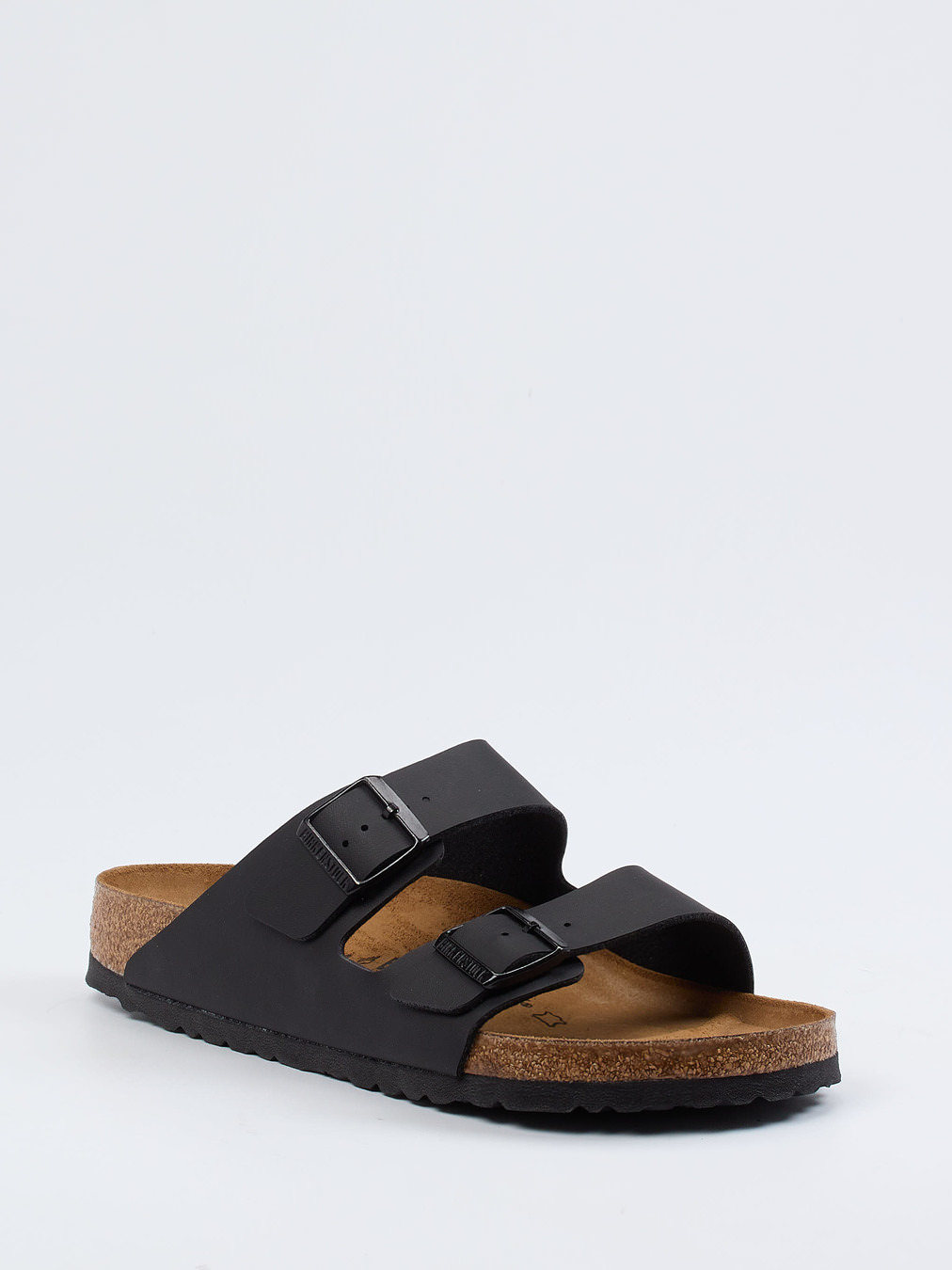 Birkenstock – Zweiriemer-Pantolette aus Synthetik Schwarz