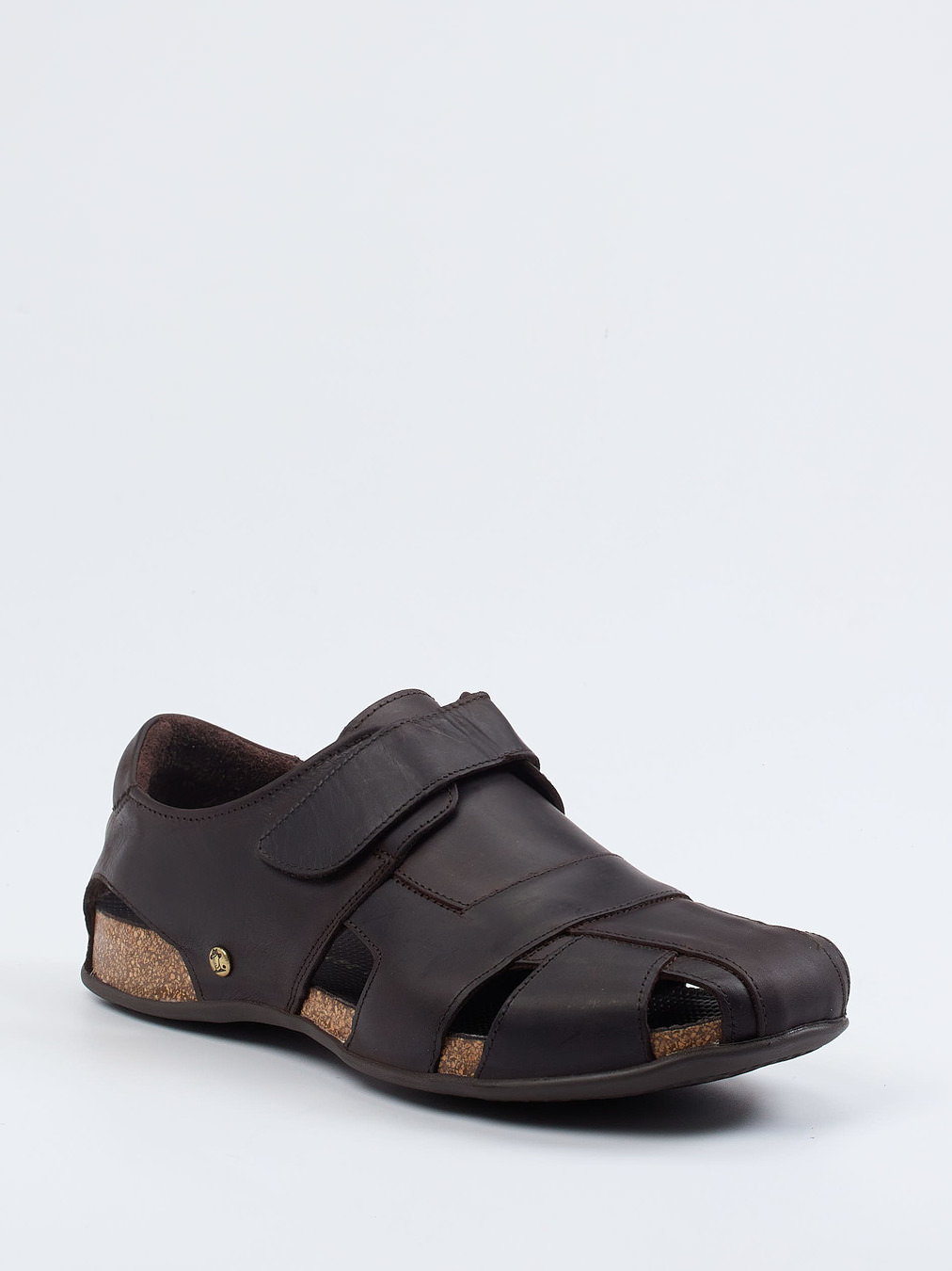 Panama Jack – Sandalen aus Fettleder dunkelbraun