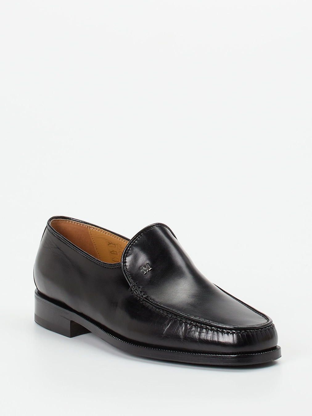 Mannori – Loafer aus Ziegenleder Schwarz