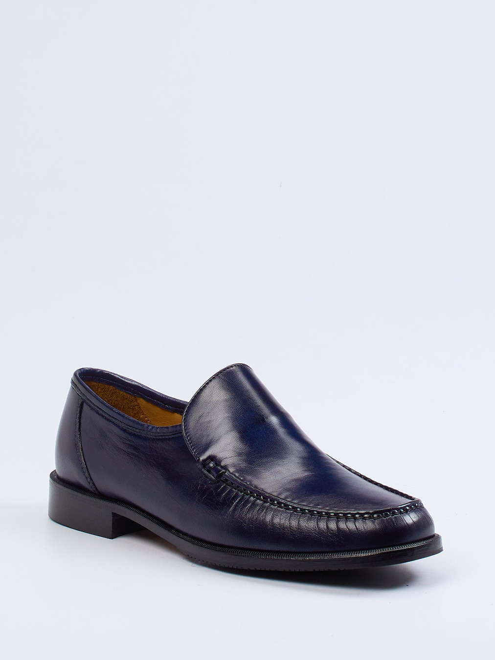 Maestro Eugenio – Loafer aus Lammleder in Blau