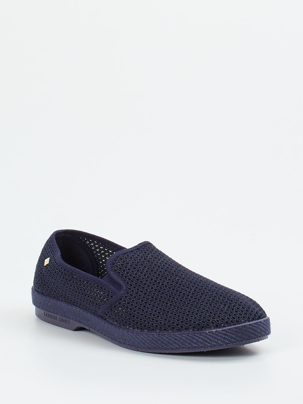 Rivieras – Slip-Ons aus Textil-Mesh Dunkelblau