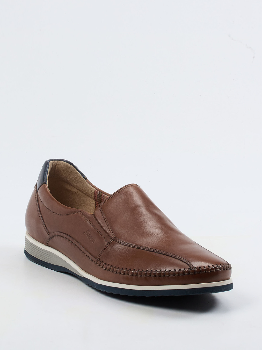 Sioux – Slipper aus Kalbleder in Braun