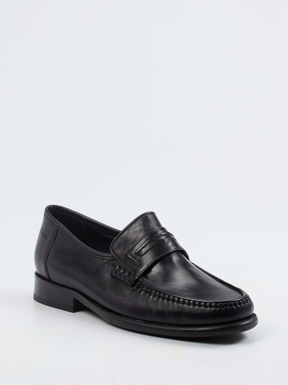 Sioux – Penny Loafer aus Kalbleder Schwarz