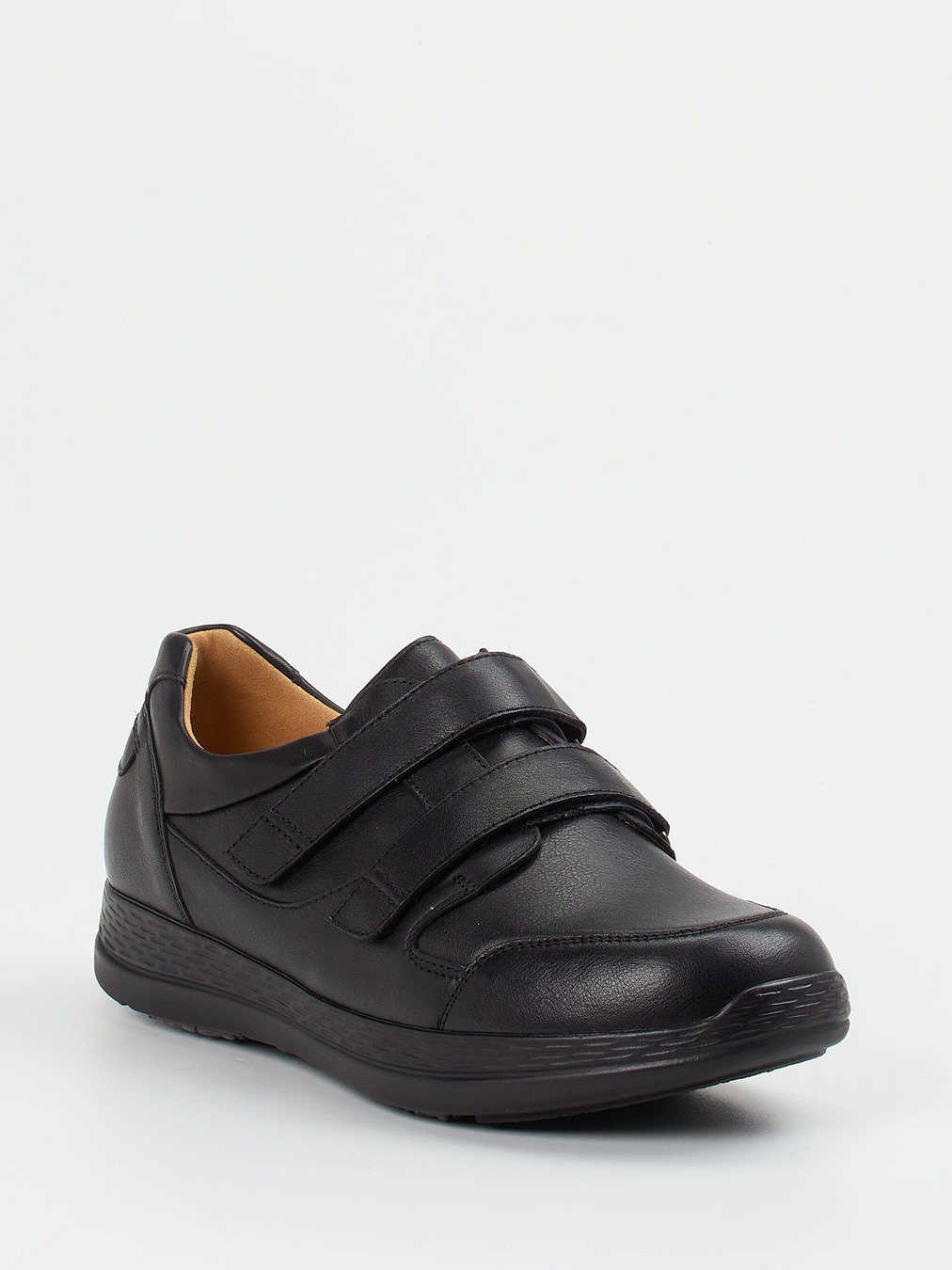 Ganter – Klettschuh aus Kalbleder schwarz