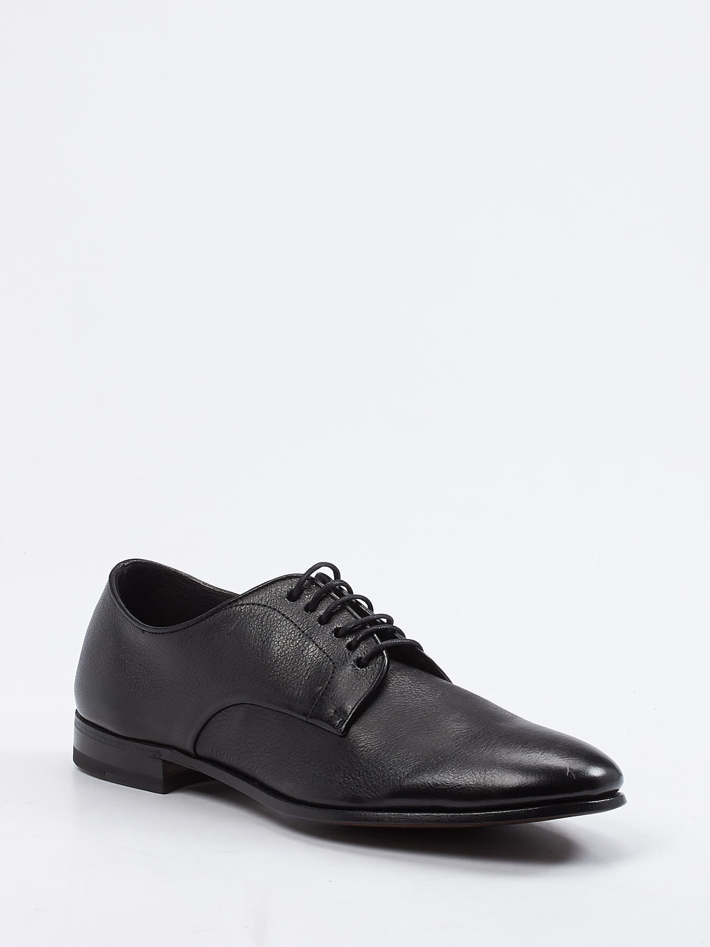 Henderson – Derby-Schnürschuh aus Hirschleder Schwarz