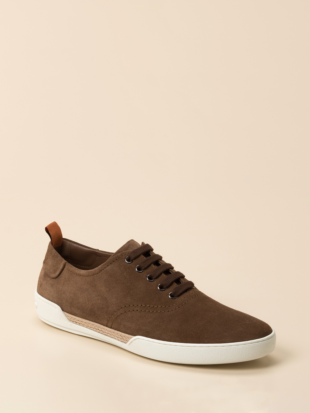 Tod's – Sneaker aus Veloursleder in Braun