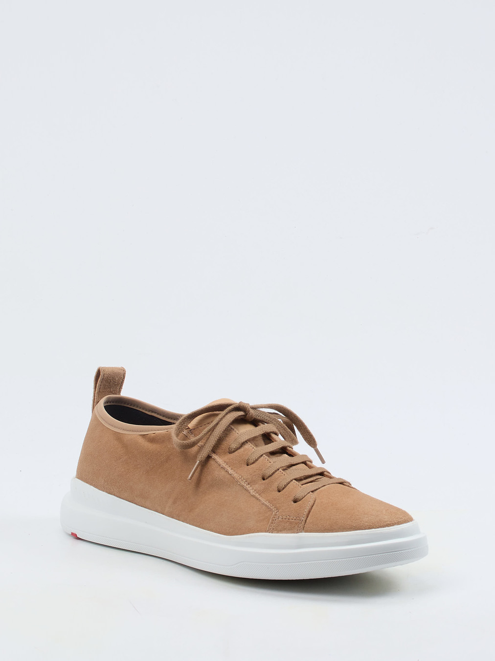 Lloyd – Sneaker aus Veloursleder Sandbeige