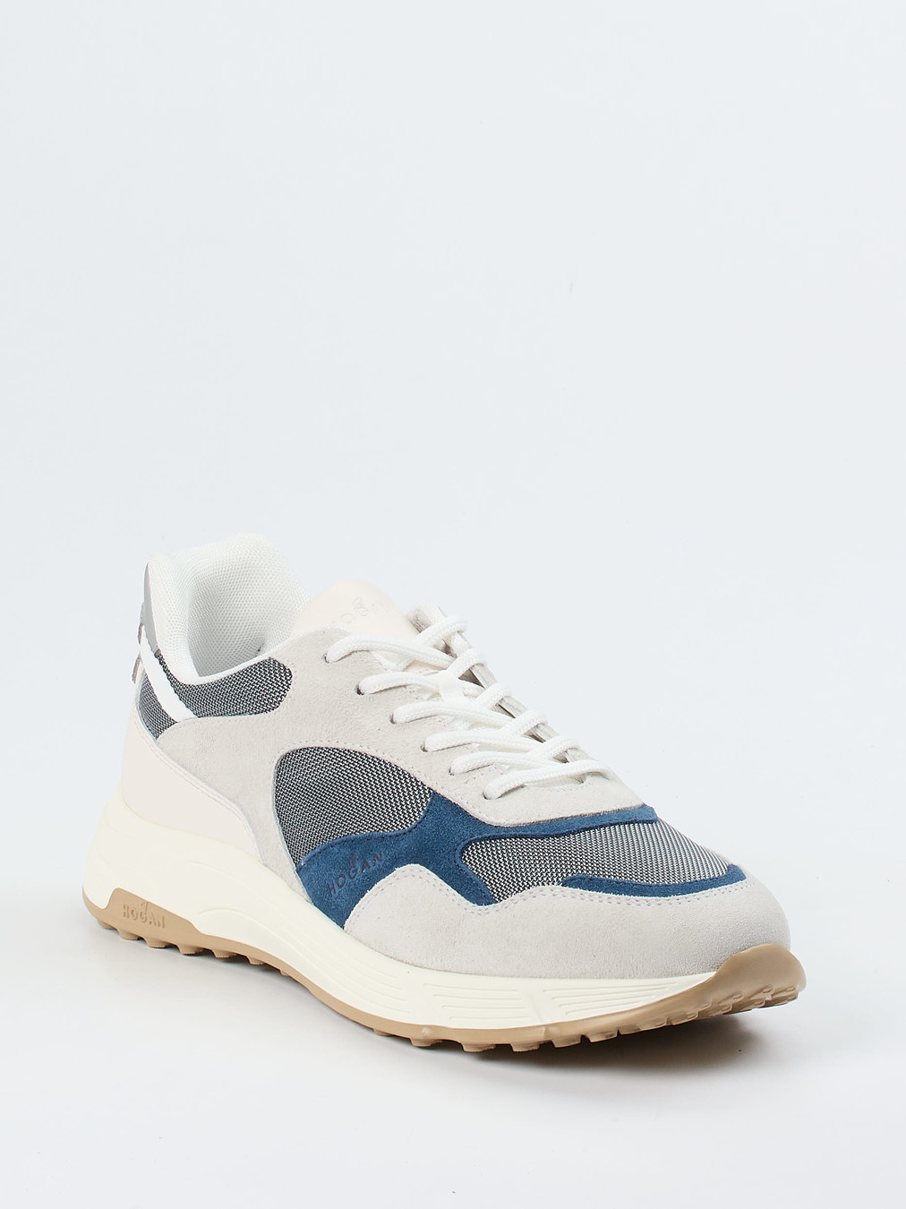 Hogan – Sneaker aus Veloursleder in Offwhite