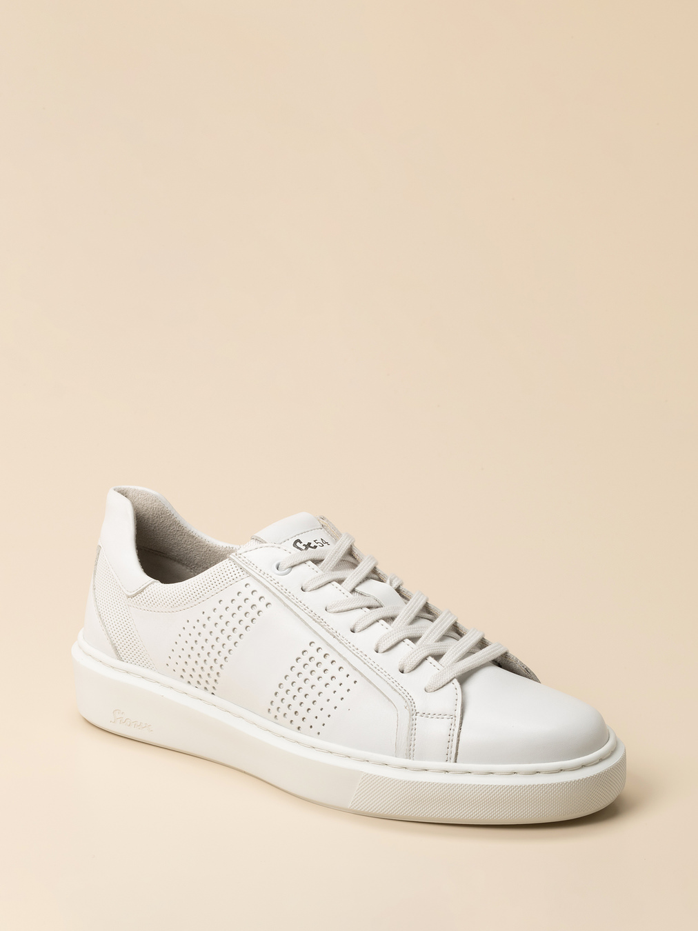 Sioux – Sneaker aus Kalbleder Weiß