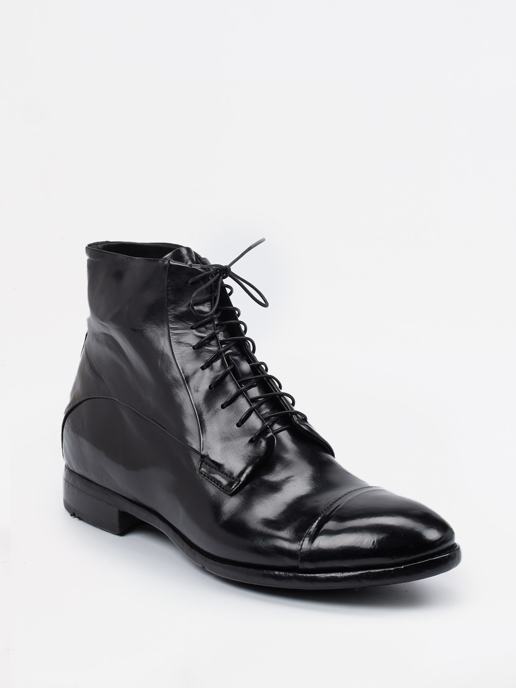 Lemargo – Captoe-Stiefelette aus Kalbleder schwarz
