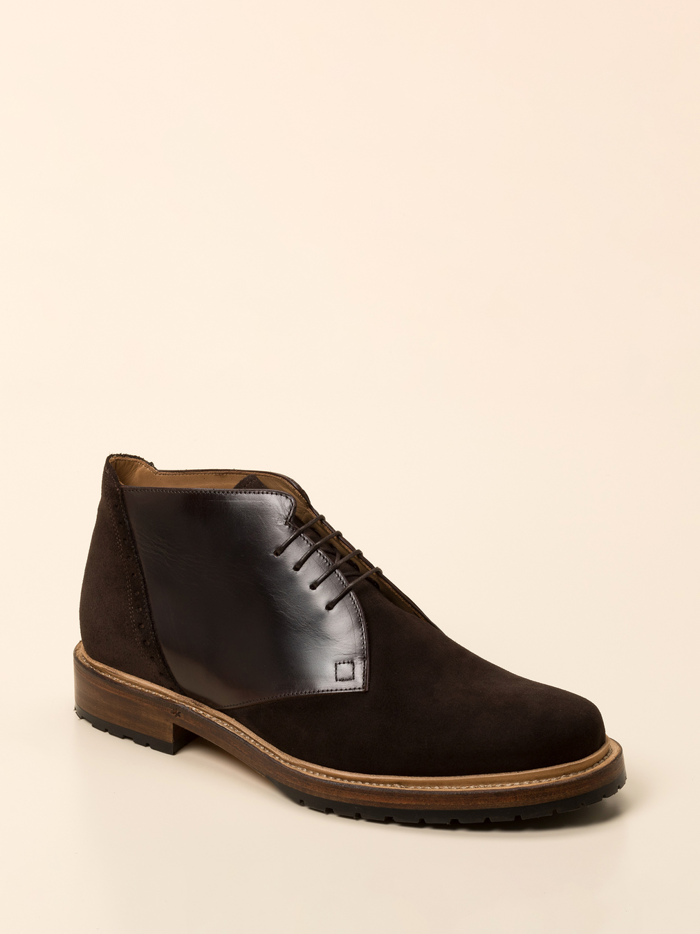 Franz Gustav – Desert Boots aus Velours- und Glattleder