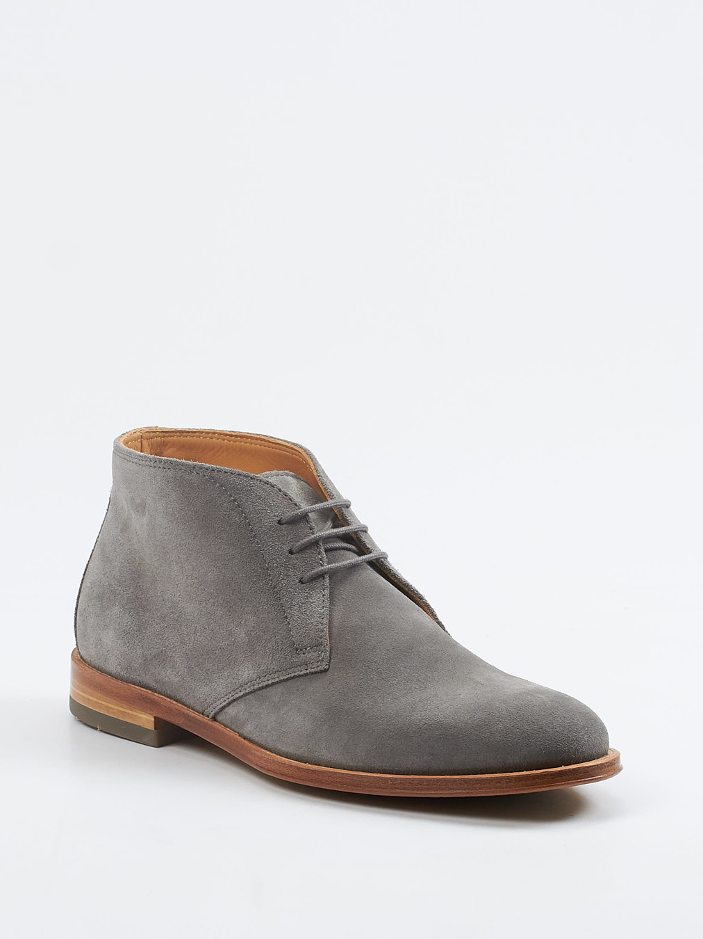 Konstantin Starke – Desert Boots aus Veloursleder grau