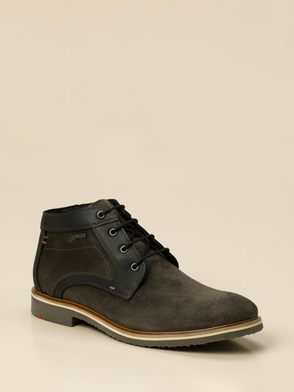 Lloyd – Desert Boots aus Veloursleder anthrazit