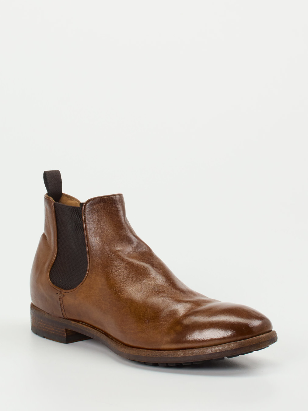 Officine Creative – Chelsea Boots aus Büffelleder Braun