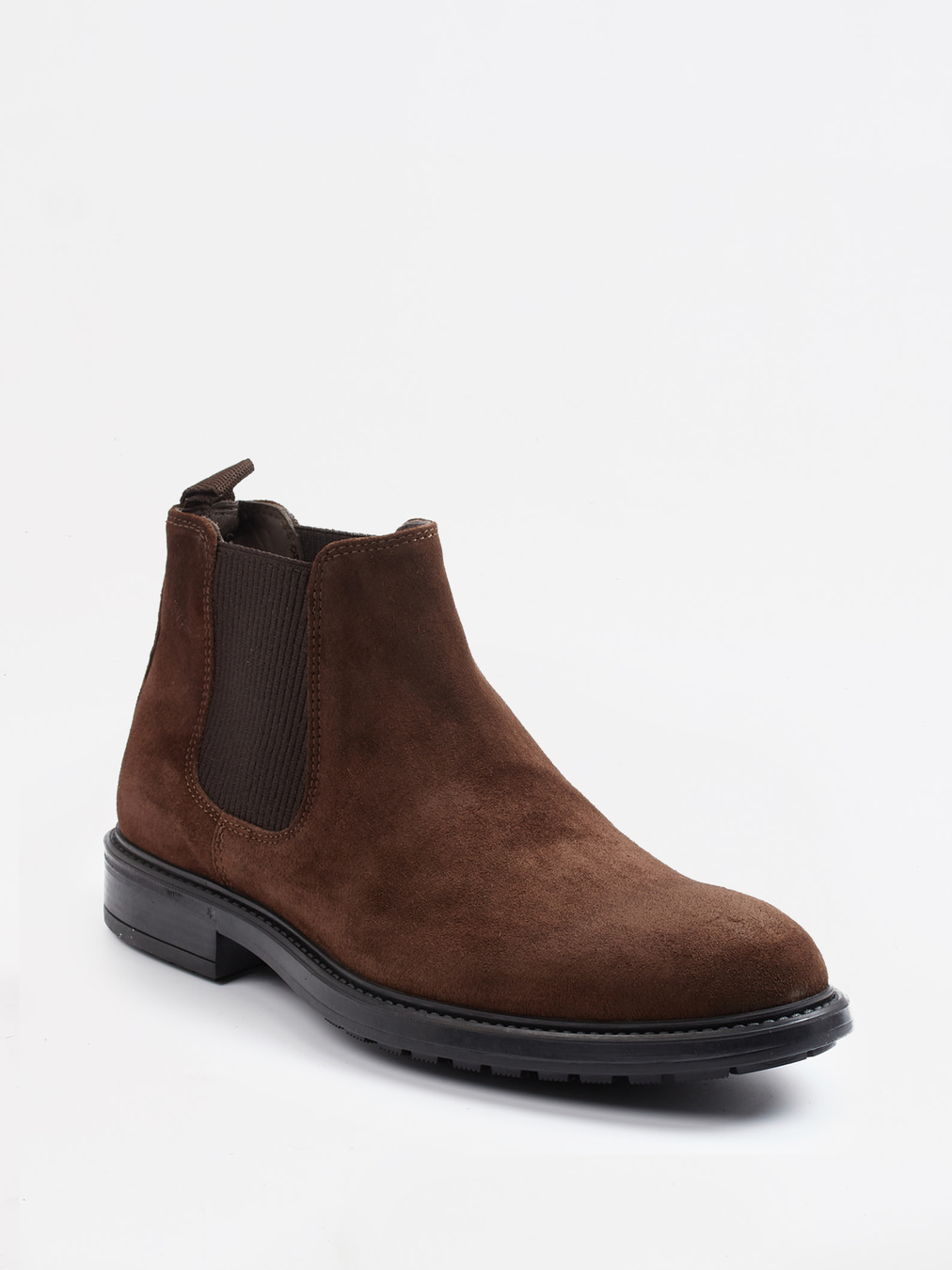 Ralph Harrison – Chelsea Boots aus Veloursleder braun