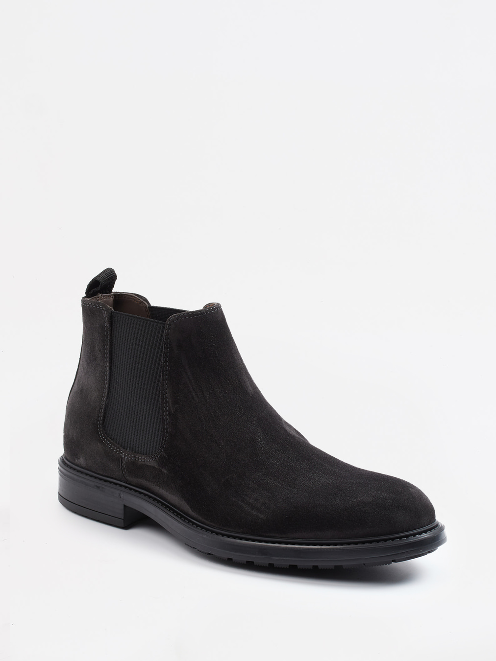 Ralph Harrison – Chelsea Boots aus Veloursleder anthrazit