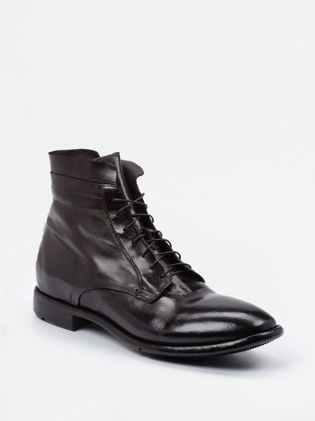 Lemargo – Schnürboots aus Känguruleder dunkelbraun