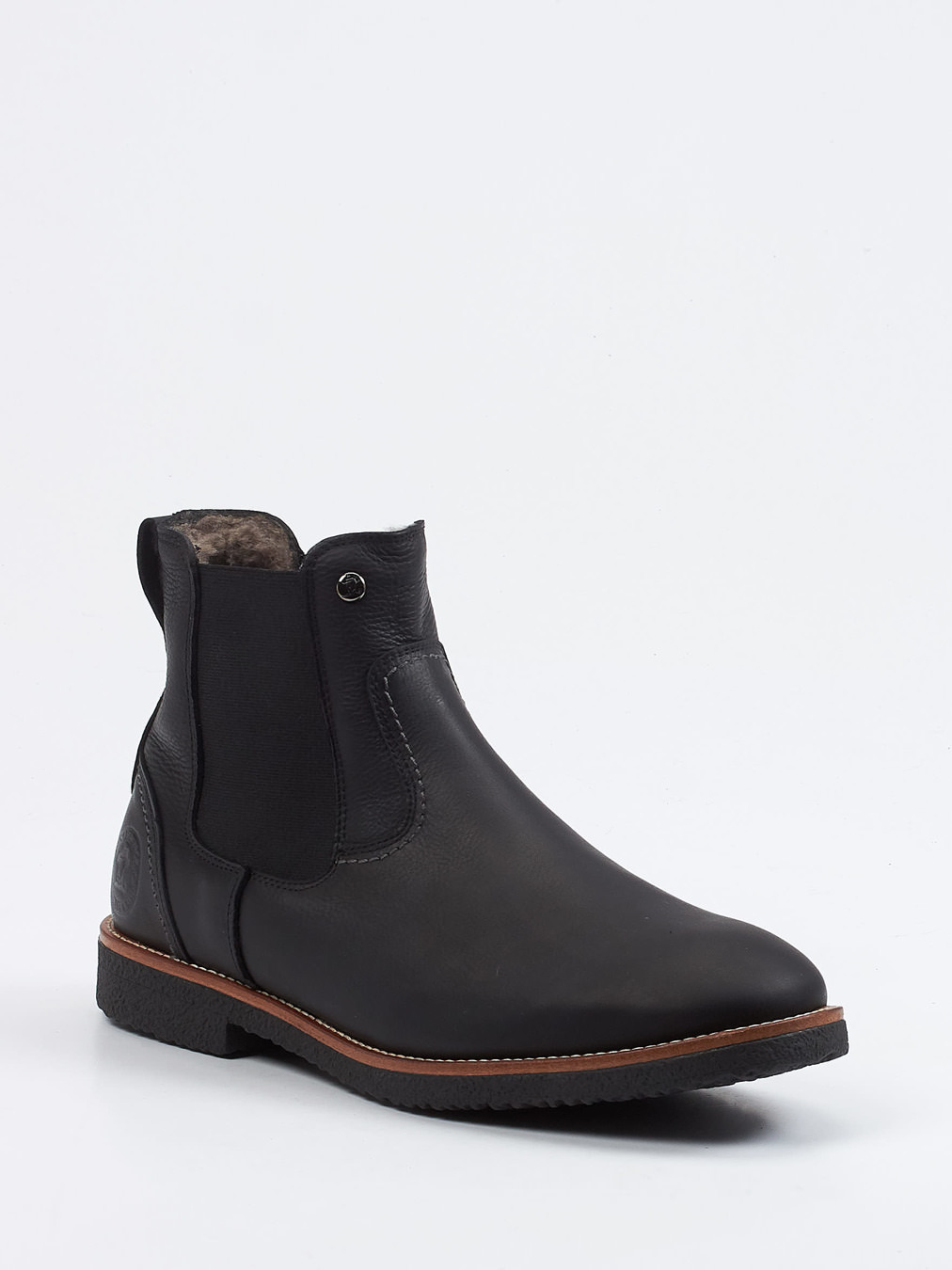Panama Jack – Chelsea Boots aus Fettleder schwarz