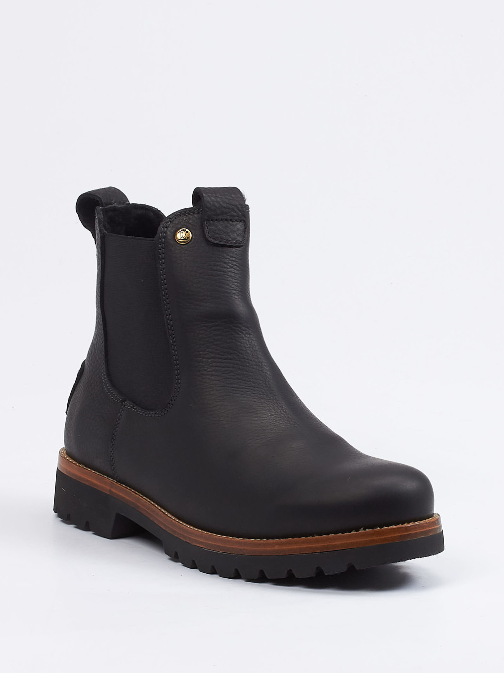 Panama Jack – Chelsea Boots aus Fettleder schwarz