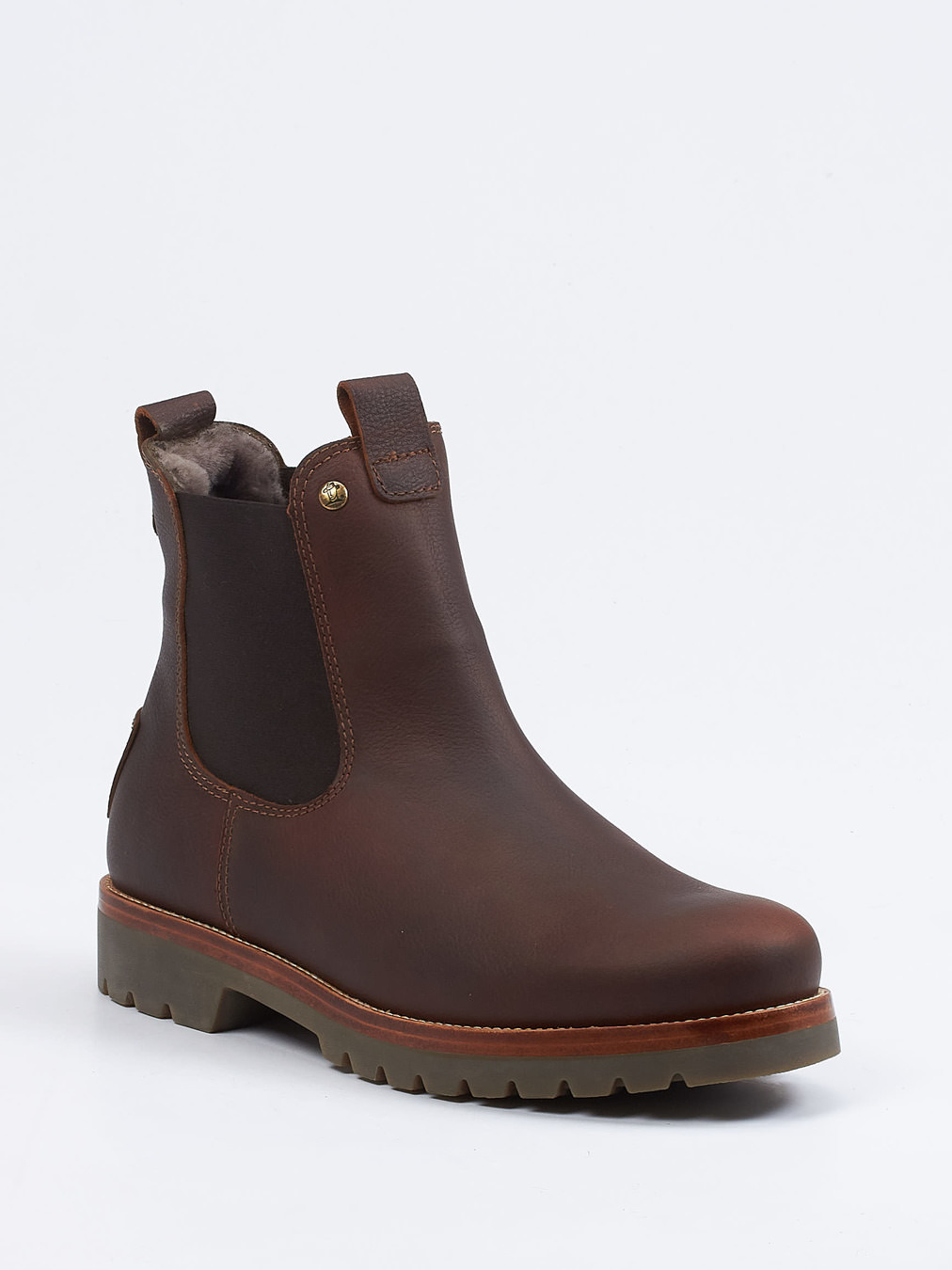 Panama Jack – Chelsea Boots aus Fettleder braun