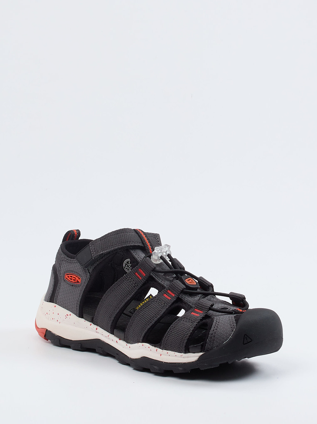 Keen – Outdoorsandale aus Synthetik Dunkelgrau