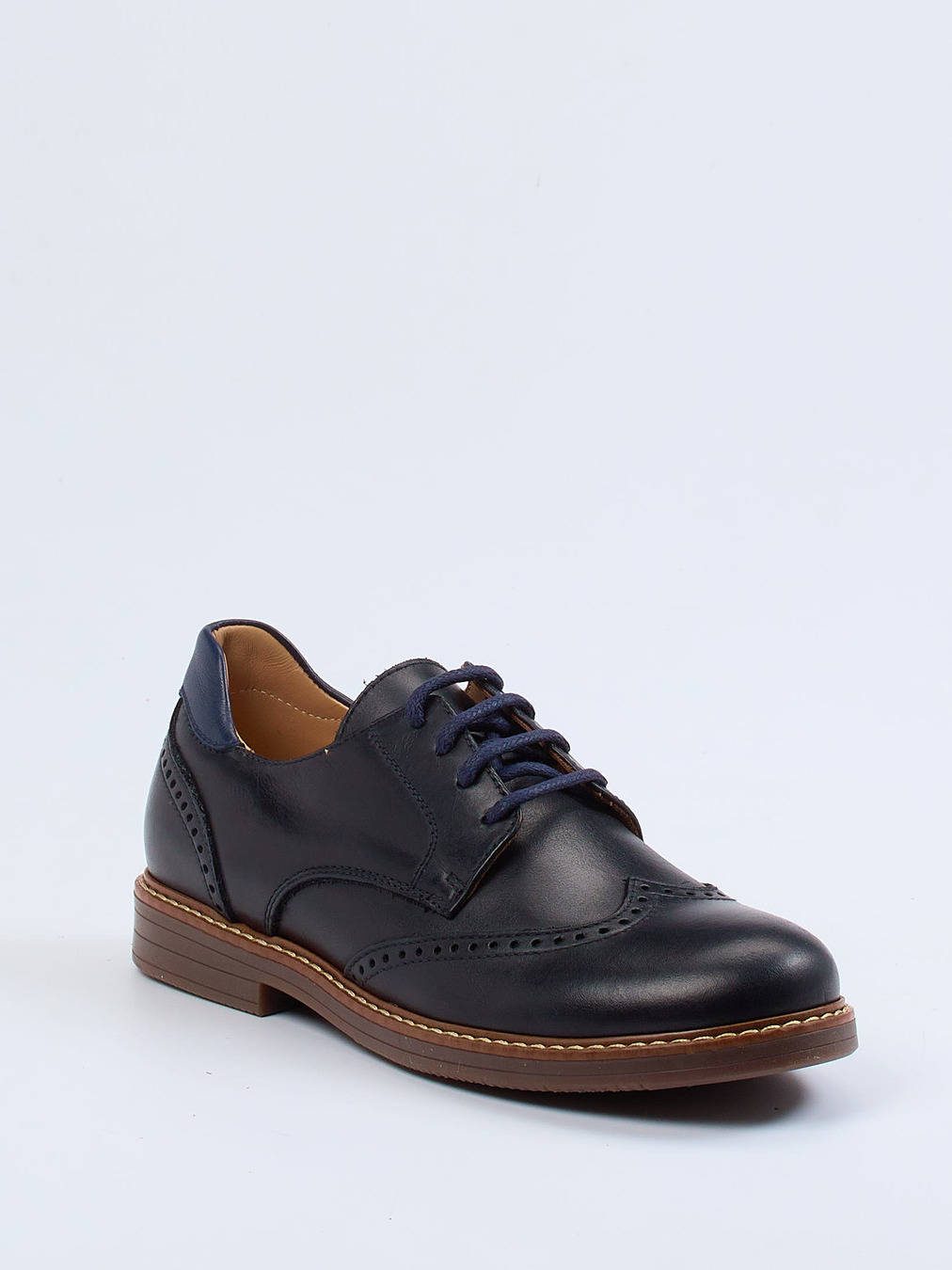 Ralph Harrison – Brogues aus Kalbleder Dunkelblau