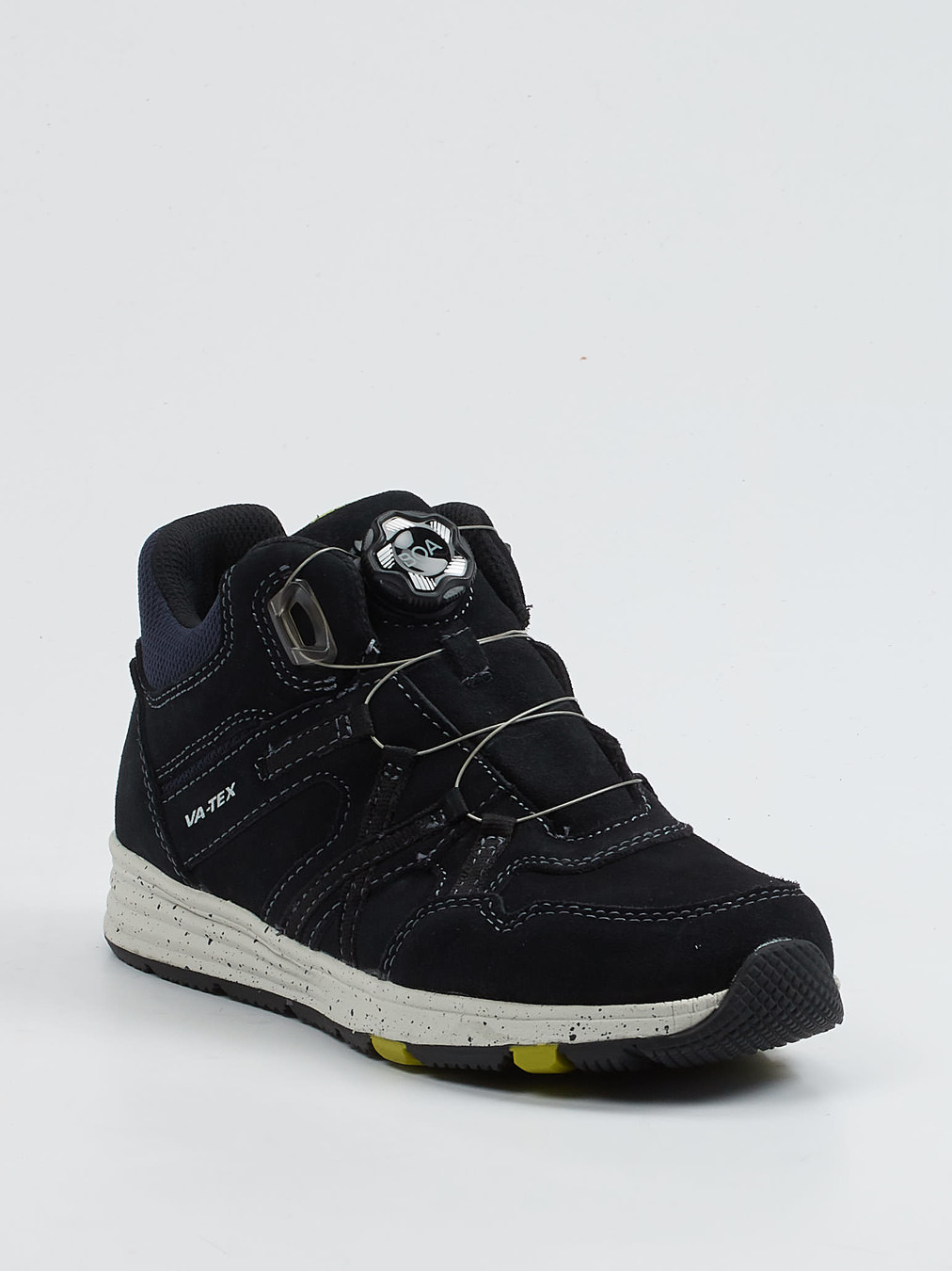 Vado – Mid-Cut-Sneaker aus Veloursleder Schwarz