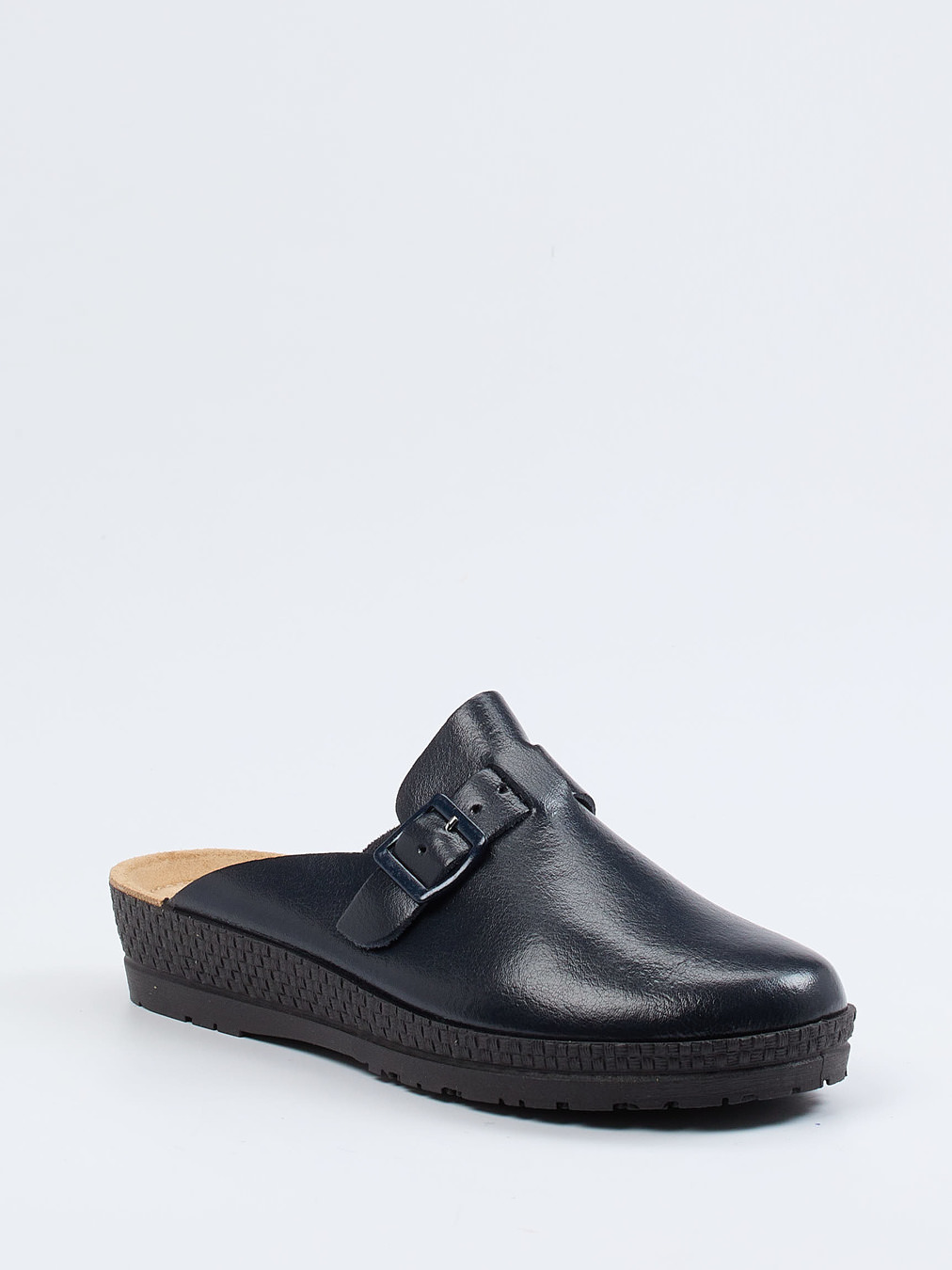 Rohde – Komfort-Clogs aus Kalbleder in Blau