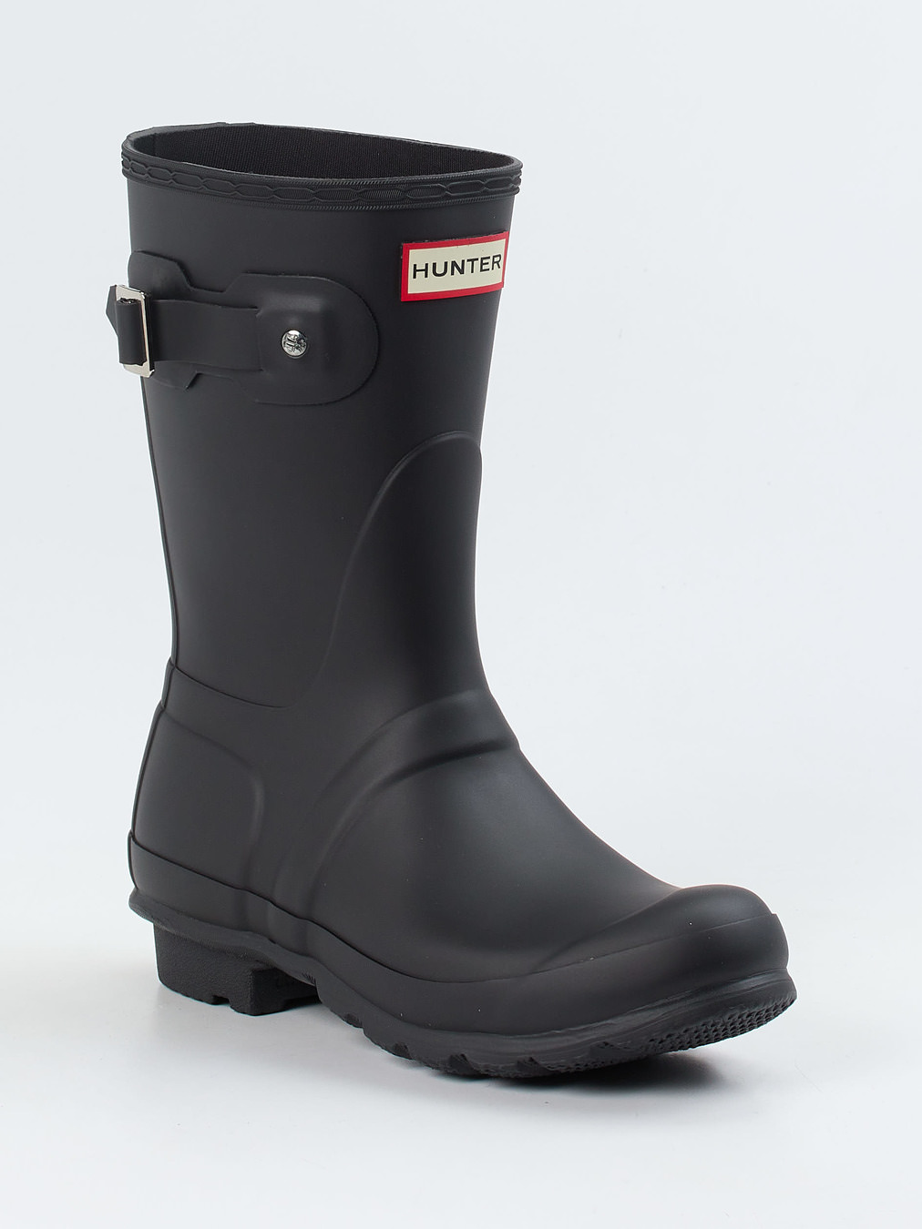 Hunter – Gummistiefel aus Synthetik in Schwarz